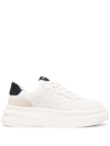 Ash Low Top Sneakers Colourblock Pattern In Weiss