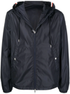 Moncler Grimpeurs Navy Shell Jacket In Blau