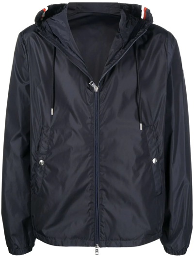 Moncler Grimpeurs Navy Shell Jacket In Blue