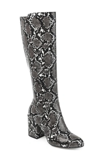 Journee Collection Extra Wide Calf Tavia Boots In Grey