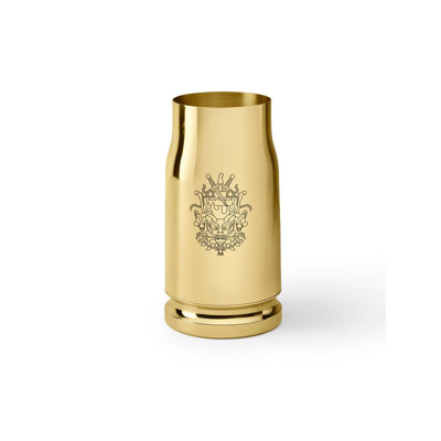 Ghidini Nowhere Bullet Vase - Polished Brass