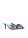Christian Louboutin Multitaski 70 Slipper-mule In Multicolor Leather In Multicolored