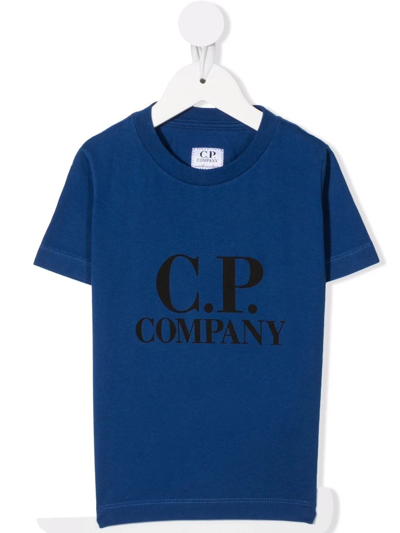 C.p. Company Kids' Logo Crew-neck T-shirt