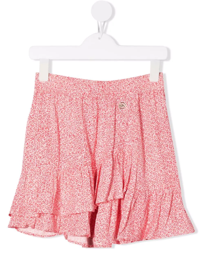 Michael Kors Kids'  Pink Floral Skirt