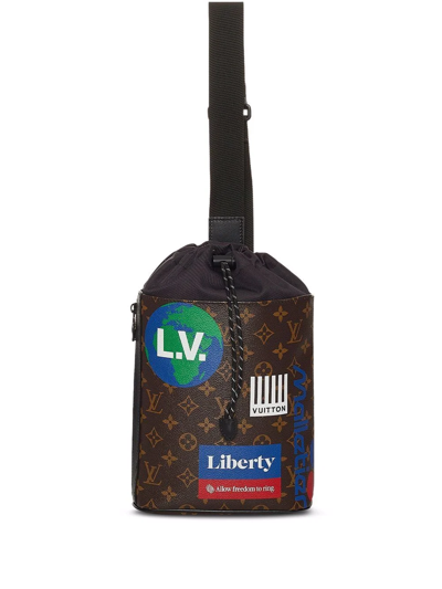 Pre-owned Louis Vuitton  Monogram Chalk Sling Bag In Brown