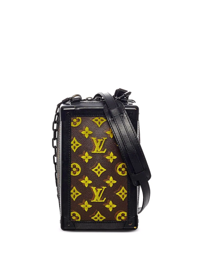Pre-owned Louis Vuitton  Monogram Vertical Soft Trunk Shoulder Bag In Brown