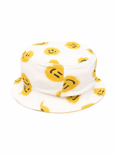Molo Babies' Siks All Smiles-print Sun Hat In Neutrals