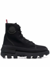 Moncler Desertyx Lug Sole Ankle Boots In 999 Black