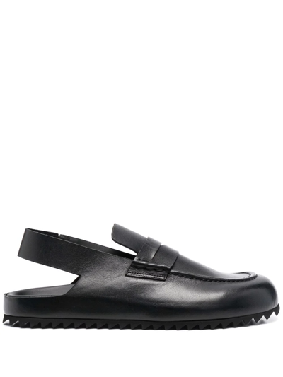 Officine Creative Phobia Slingback Loafers In Black