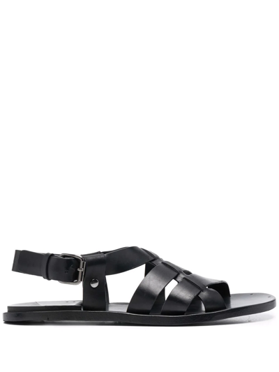 Officine Creative Kontraire Caged Sandals In Black