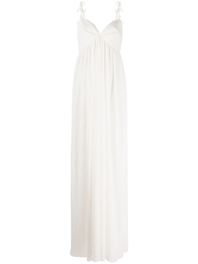 Sachin & Babi Sabrina Empire-line Gown In Ivory