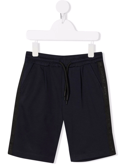 Cesare Paciotti 4us Kids' Drawstring Track Shorts In Blue