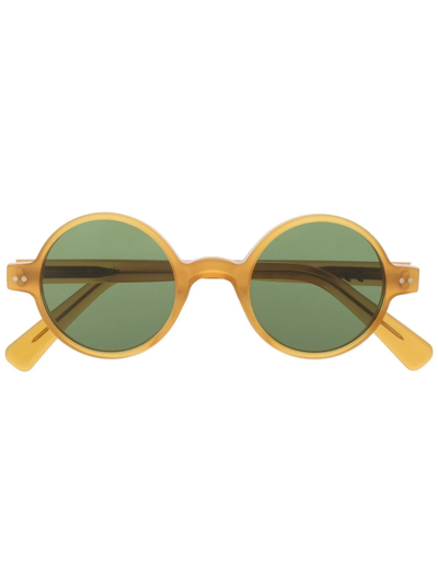 Epos Round-frame Sunglasses In Neutrals