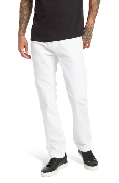 Mavi Marcus Slim Straight Jeans In White Miami