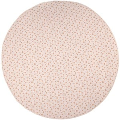Buddy & Hope Cherry Blossom Round Picnic Blanket Toast In Beige