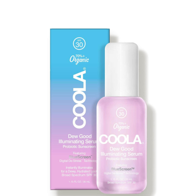 Coola Dew Good Illuminating Serum Sunscreen With Probiotic Technology Spf 30