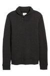 Billy Reid Shawl Collar Pullover In Black