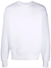 AMI ALEXANDRE MATTIUSSI LOGO-PATCH CREW-NECK SWEATSHIRT