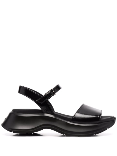 Hogan H585 Chunky-sole Sandals In Schwarz