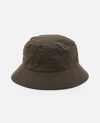Barbour Hutton Tartan Reversible Bucket Hat In Green
