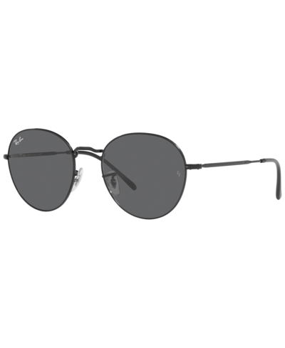 Ray Ban David Sunglasses Black Frame Grey Lenses 53-20