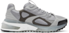 Givenchy Giv 1 Tr Suede And Rubber-trimmed Mesh Sneakers In Grey