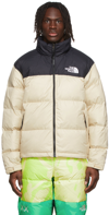 The North Face Beige 1996 Retro Nuptse Down Jacket In Gravel