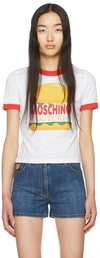 Moschino Graphic-print Cotton T-shirt In A1001 White