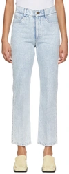 Tanner Fletcher Blue Callan Jeans In Vintage Wash