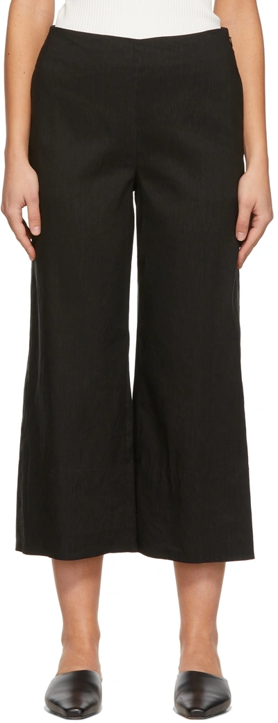 Vince Black Linen Trousers