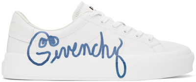 Givenchy White City Sport 4g Low Top Leather Sneakers