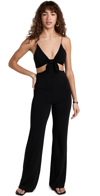 ALICE AND OLIVIA HAVANA FRONT TIE BOW JUMPSUIT