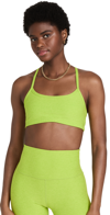 Beyond Yoga Slim Racerback Space Dye Bra Top In Matcha Green Lime