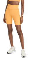 Girlfriend Collective High-rise Compressive Bike Shorts In Golden Glow