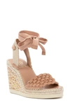 Vince Camuto Women's Bryleigh Woven Espadrille Wedge Sandals Women's Shoes In Beige