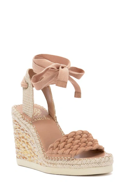 Vince Camuto Women's Bryleigh Woven Espadrille Wedge Sandals Women's Shoes In Beige/ Multi