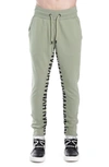 Hvman Logo Knit Track Pants In Aspen