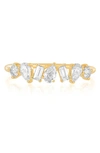 Ef Collection Multifaceted Diamond Ring In 14k Yg