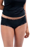 UWILA WARRIOR SOFT SILK LACE TRIM SILK BRIEFS