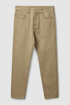 Cos Regular-fit Tapered-leg Jeans In Beige