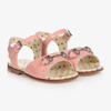 GUCCI PINK PATENT LEATHER SANDALS