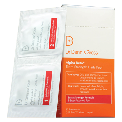 Dr Dennis Gross Alpha Beta Extra Strength Daily Peel (pack Of 30) In White