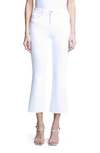 L Agence Flare Leg Ankle Pants In Blanc