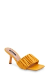 Bcbgmaxazria Dallas Ruched Strap Sandal In Tuscany Yellow