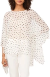 CHAUS DOTTED MESH CAPE