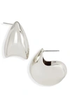Jenny Bird Nouveaux Puff Earrings In High Polish Silver
