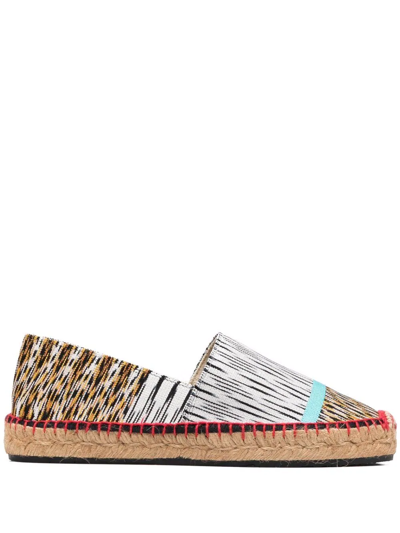 Missoni Patch-work Embroidered Espadrilles In Black
