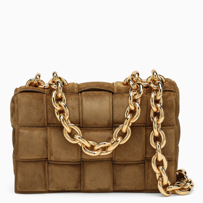 Bottega Veneta | Acorn/gold Suede Chain Cassette Bag In Brown