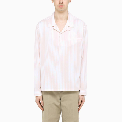 Ermenegildo Zegna White/pink Striped T-shirt