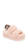 Ugg Oh Fluffita Genuine Shearling Slingback Sandal In Pink